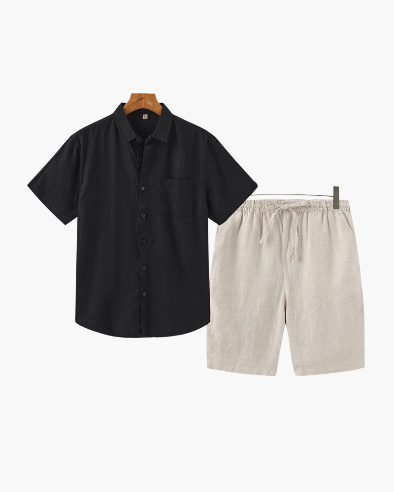 Linen set (with shorts)