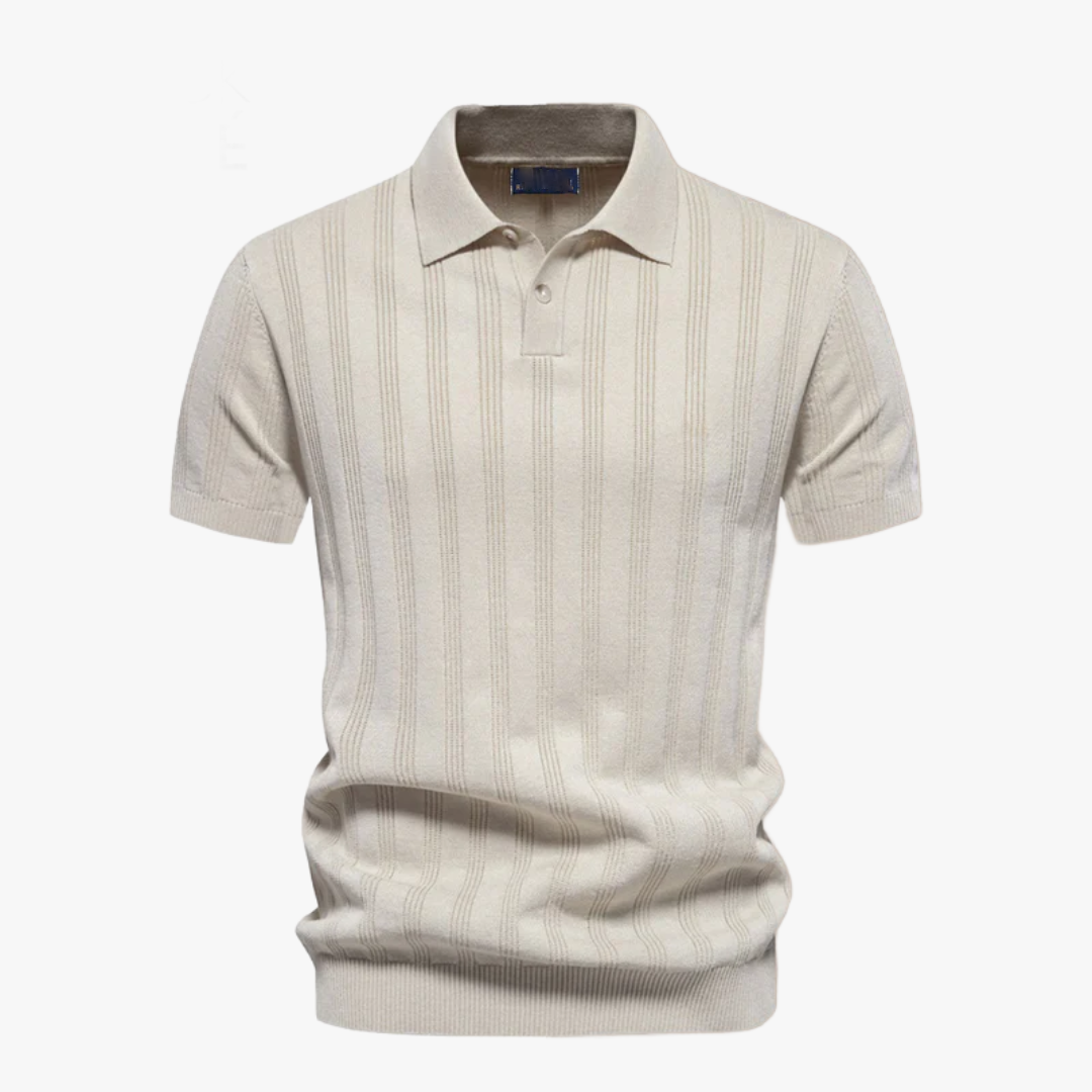 Structured knit polo shirt - Promotion
