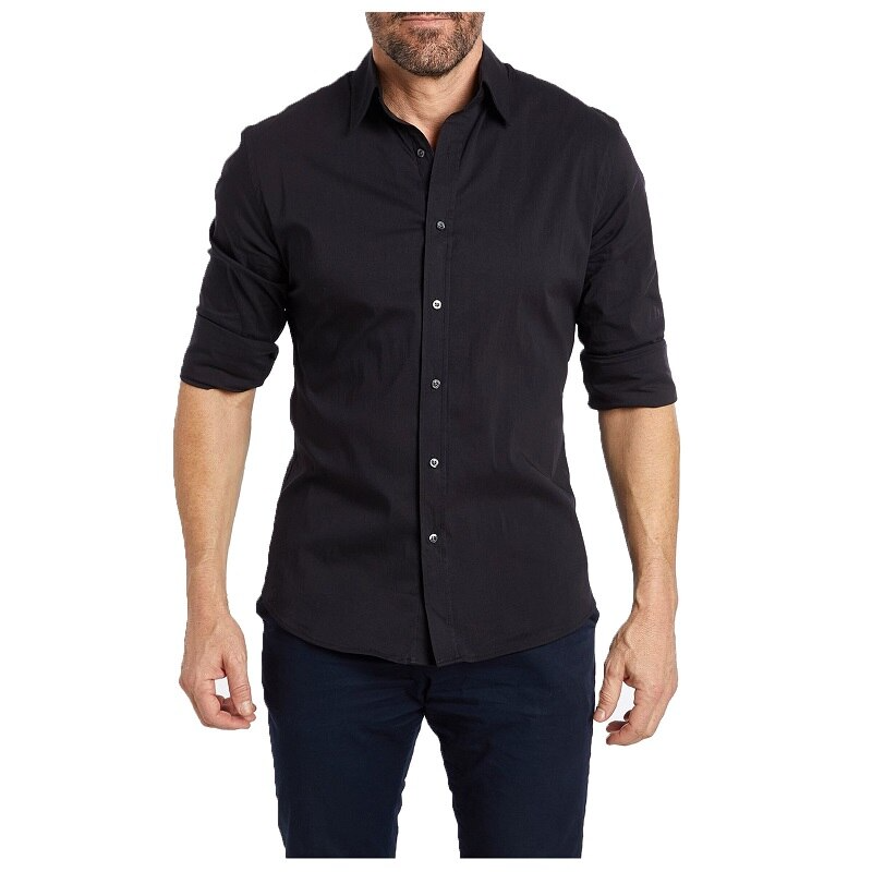 Slim-fit shirt with special zip fastening