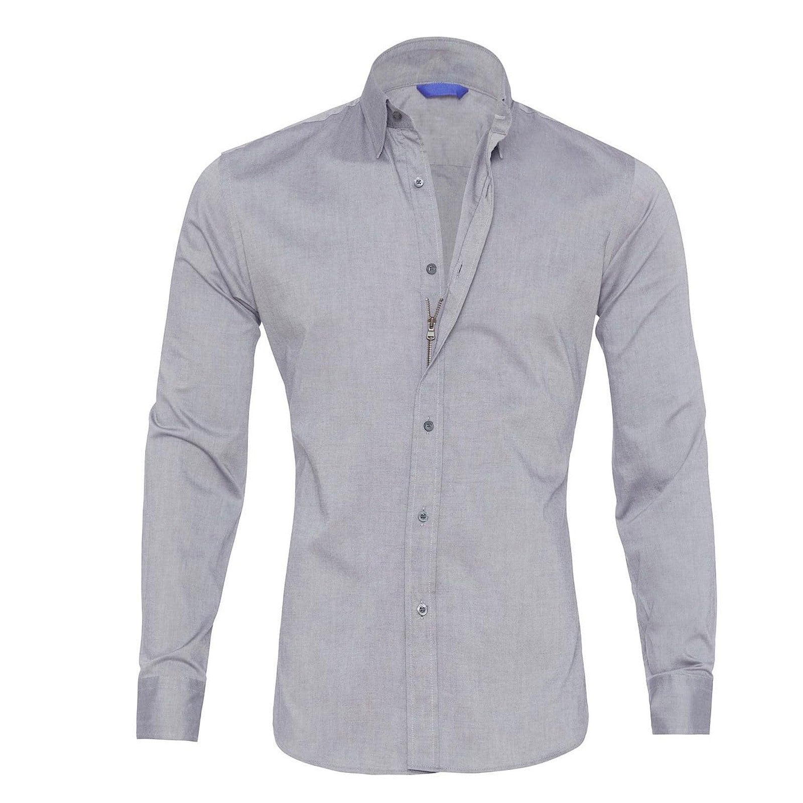 Slim-fit shirt with special zip fastening