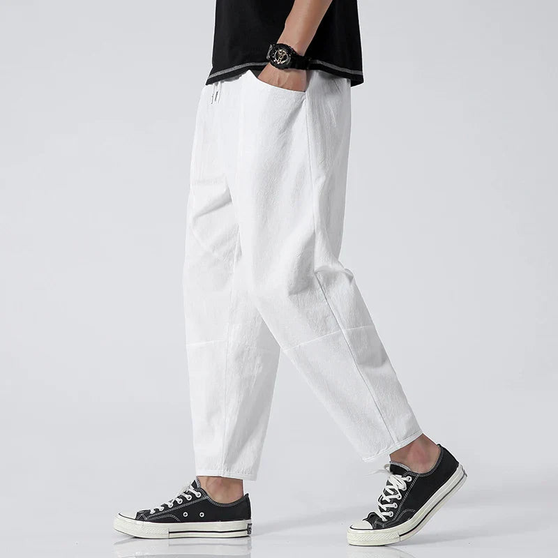 Pantalones cortos de lino Kioto