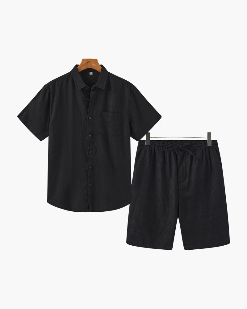 Linen set (with shorts)