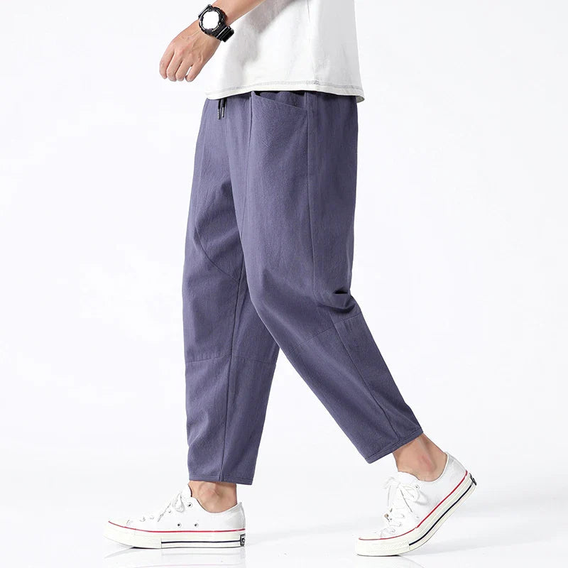 Pantalones cortos de lino Kioto