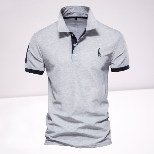 Lukas cotton polo shirt for sporty-casual looks