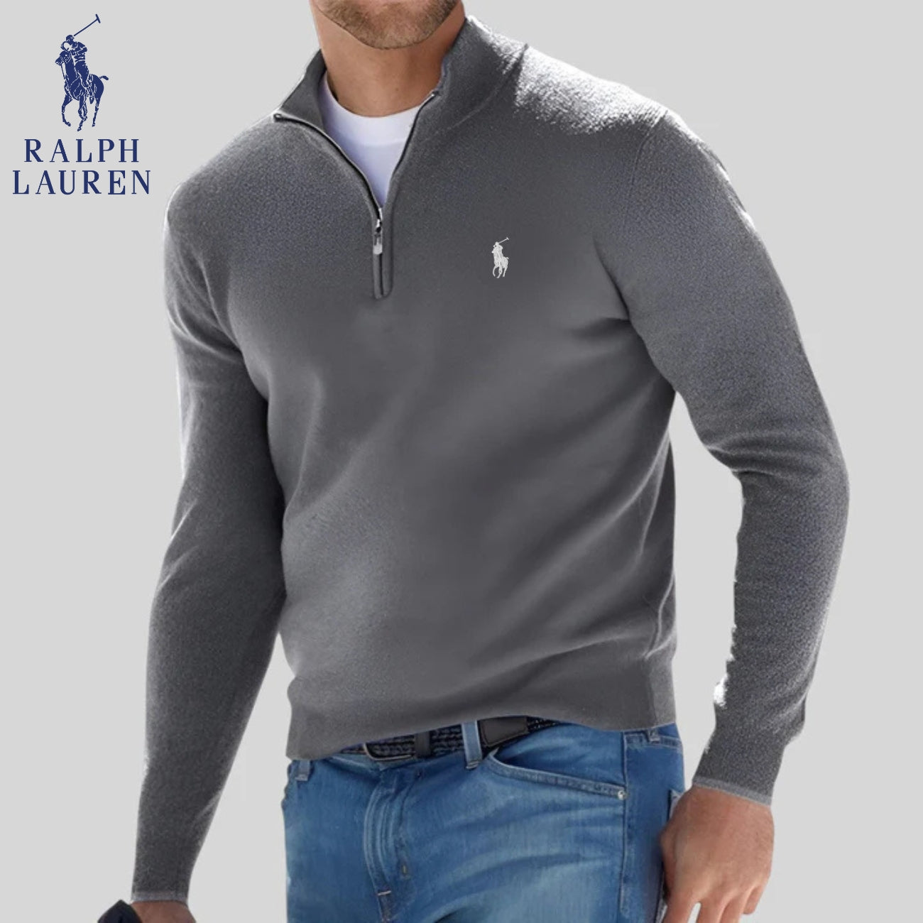 R&L™ - Pull à demi-zip – SOLDE