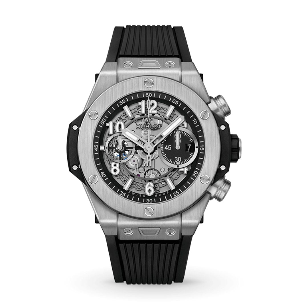 Big Bang Unico Silver Black 44mm