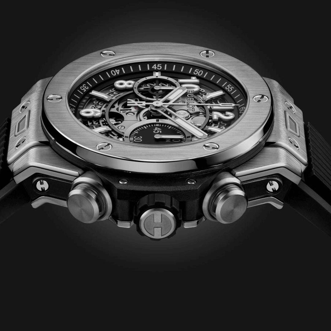 Big Bang Unico Silver Black 44mm