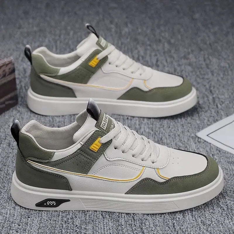 Comfortable vulcanised men's trainers