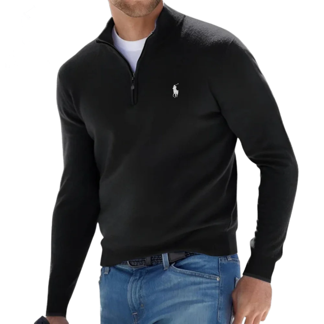 R&amp;L™ - Jersey de media cremallera – REBAJAS DEL BLACK FRIDAY - 60 % DE DESCUENTO 