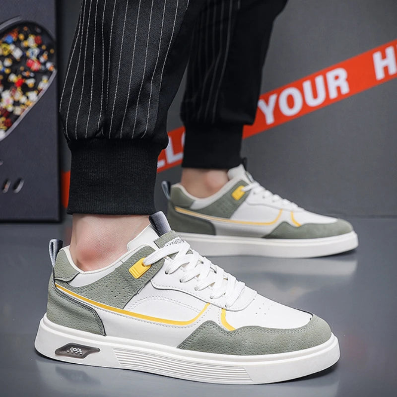 Comfortable vulcanised men's trainers