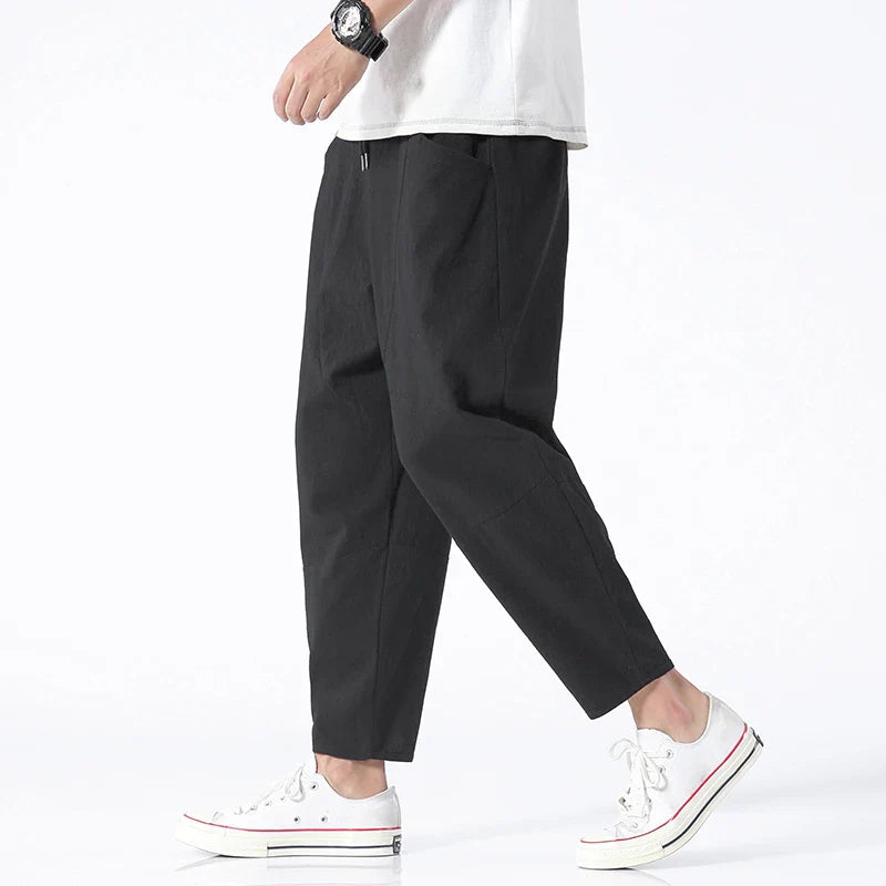 Pantalones cortos de lino Kioto