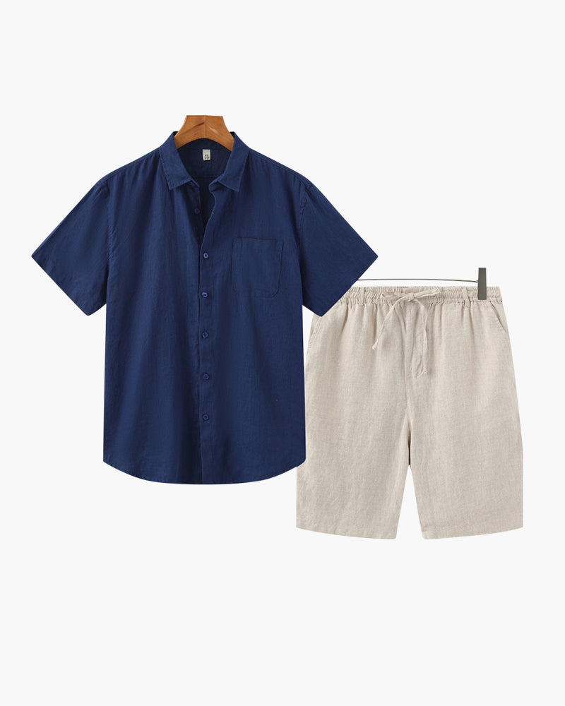 Linen set (with shorts)