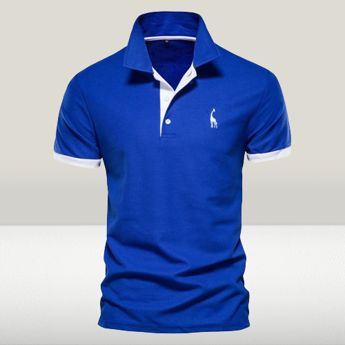 Lukas cotton polo shirt for sporty-casual looks