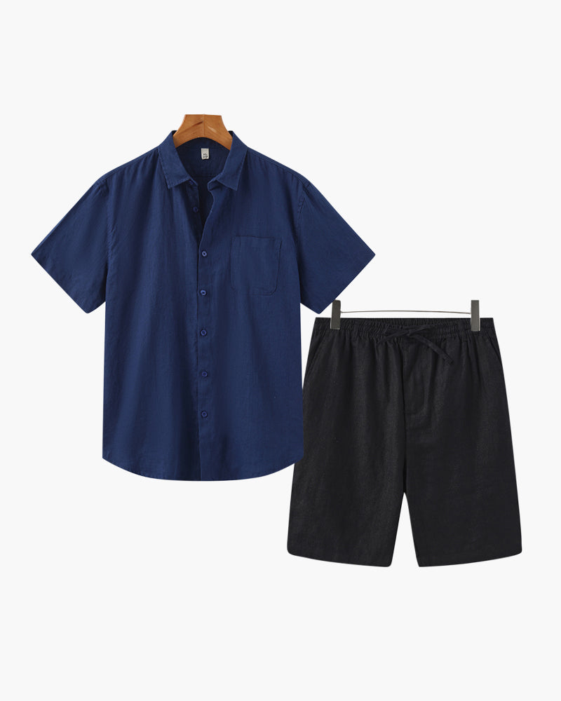 Linen set (with shorts)