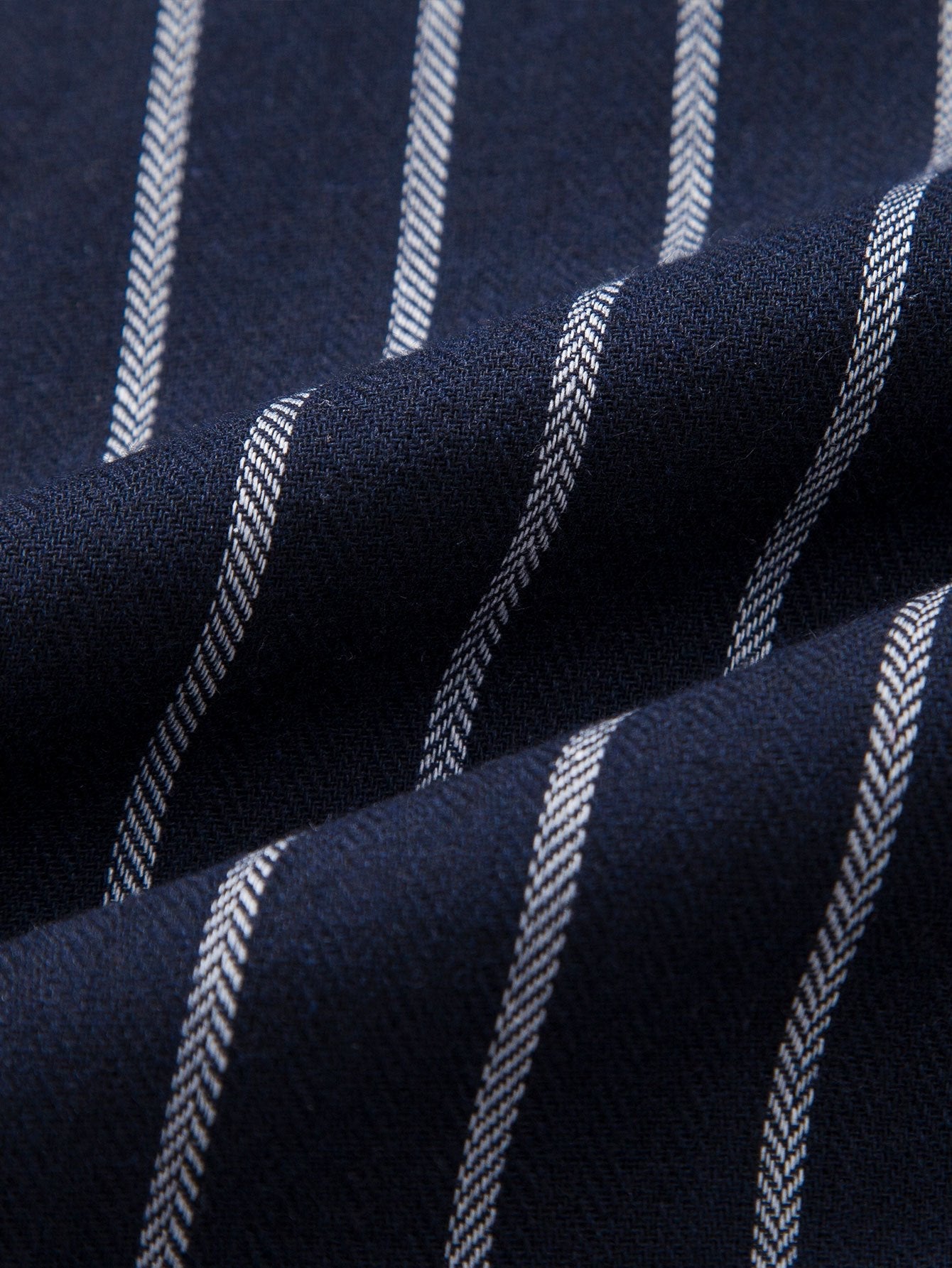 Gestreept button-down overhemd van katoenmix