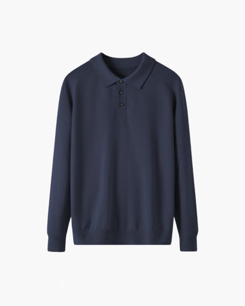 Polo made from 100% premium wool