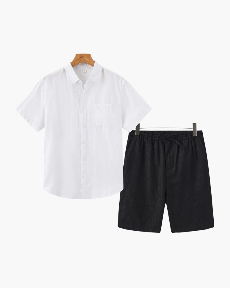 Linen set (with shorts)