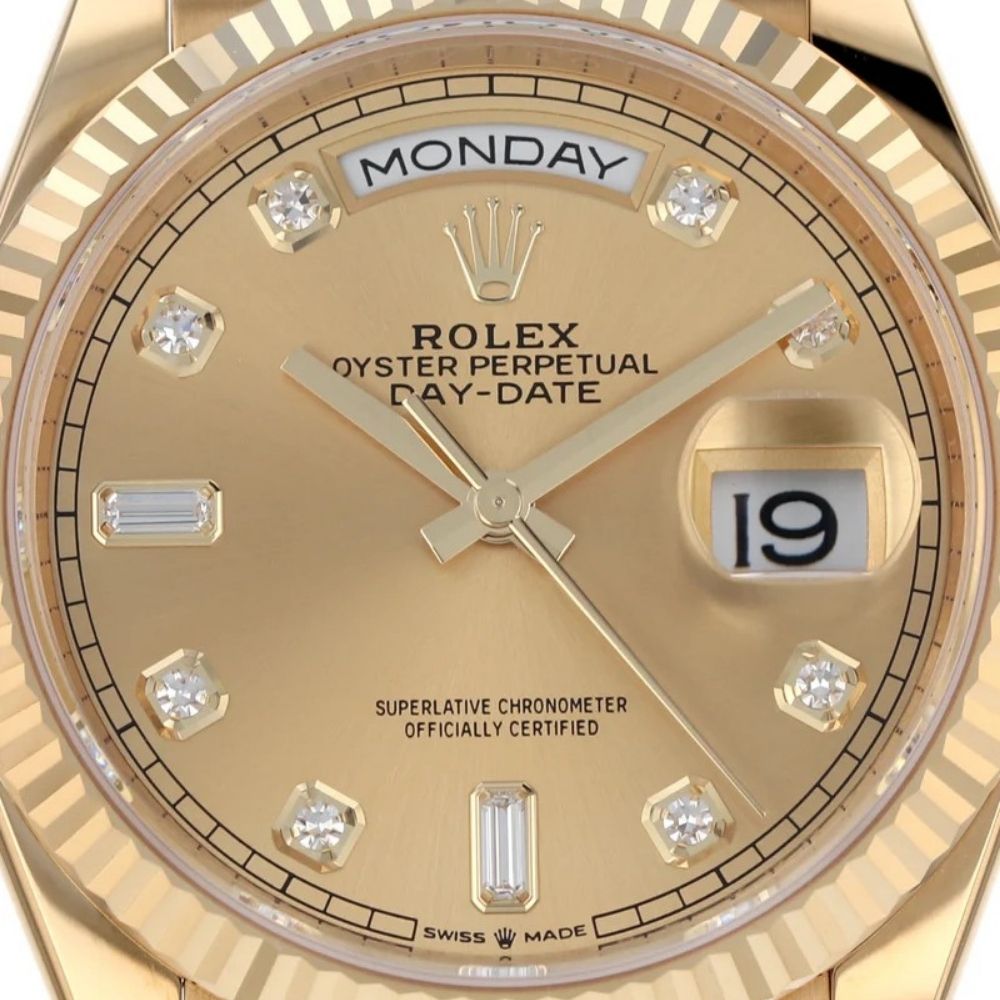 Day-Date Diamond 128238 “Yellow Gold”